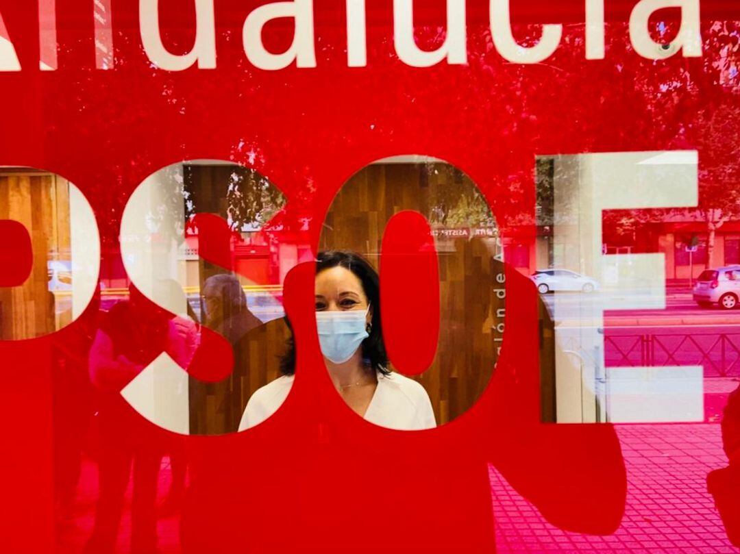 Rafi Crespín, en la sede del PSOE de Córdoba