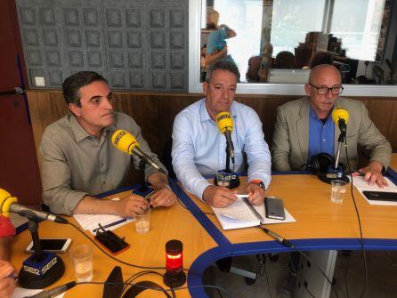 Marí Bosó, Rodriguez y Ribas durante el Debate