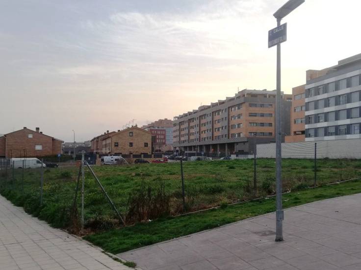 Parcela cedida para el Centro de Salud de Los Valles