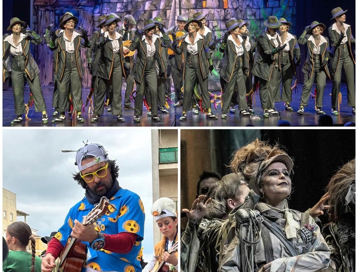 Comparsa La J&#039;Otra, Sergio &#039;Yeyi&#039; y Celia Lafuente, Turutas de Oro del Carnaval Romano 2025