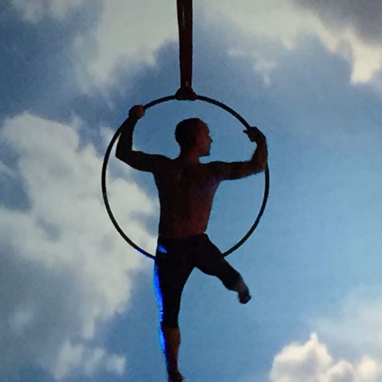 Imagen del espectáculo de Kull de Sac en el Teatro Principal de Palencia donde se entregaron los Premios al Deporte Palentino.