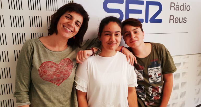 Núria Giménez, Marina Comes i Pau Fernández