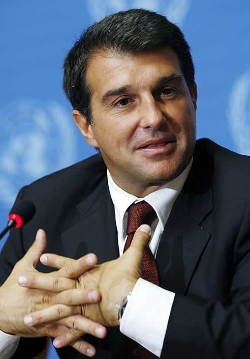Joan Laporta, presidente del Barcelona.