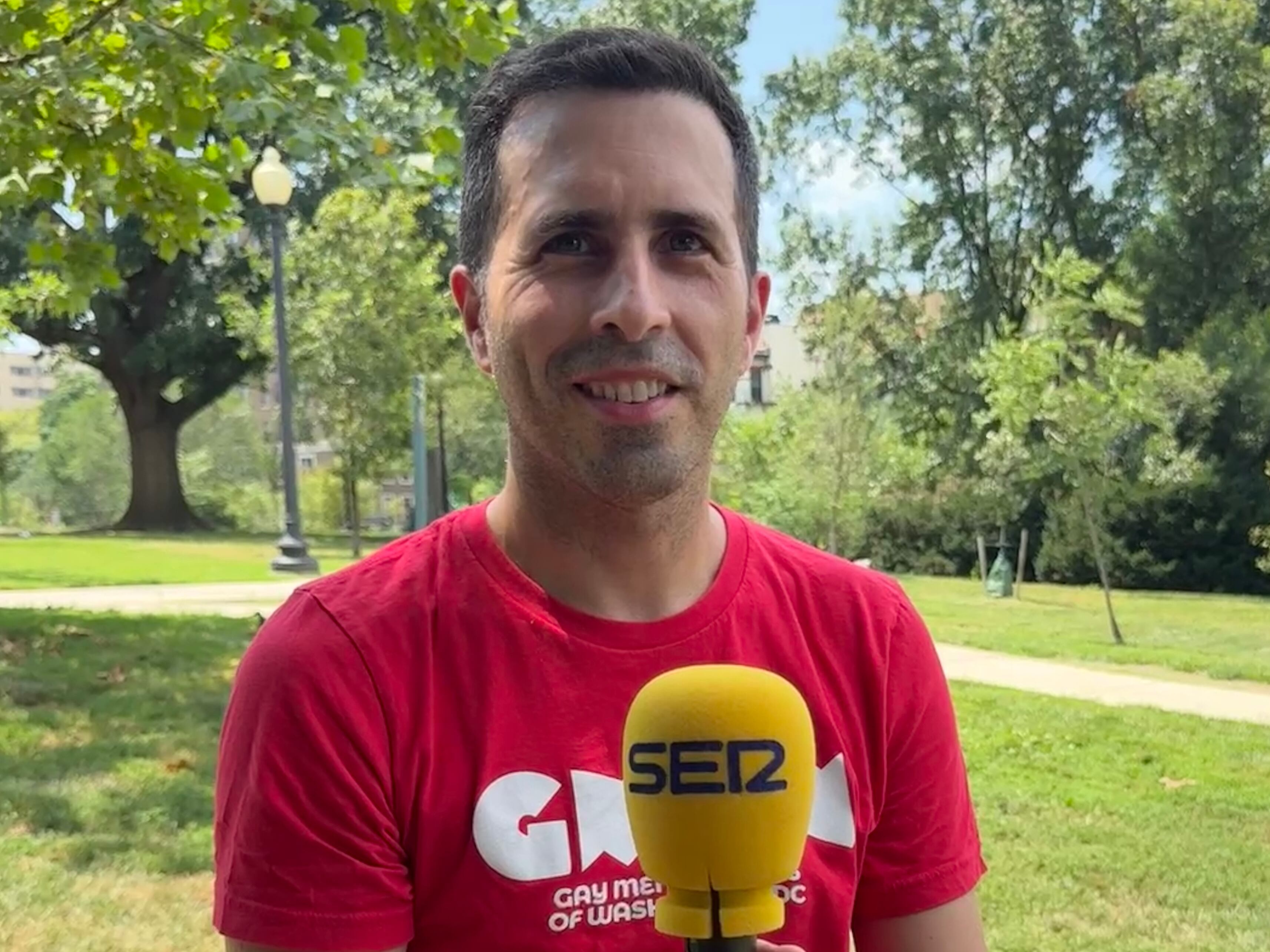 Alessandro Valera, componente del Coro de Hombres Gays de Washington