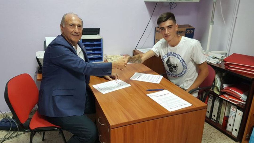 Porras durante su presentación.