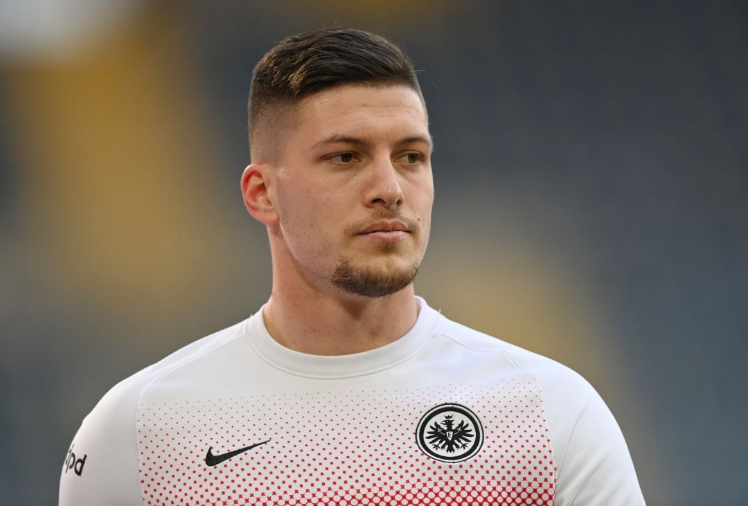 Jovic, en un partido con el Eintracht Frankfurt