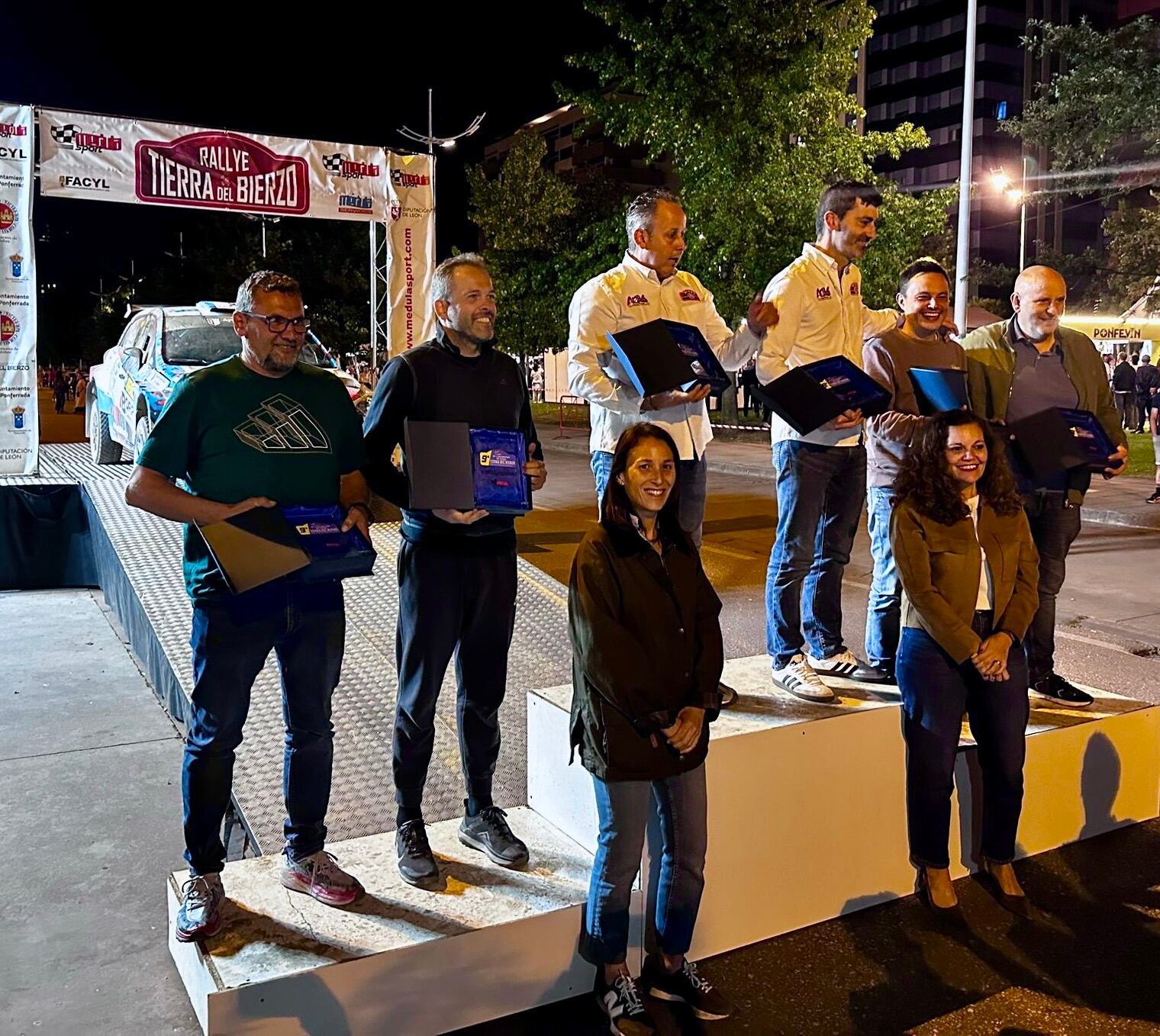 Luis Borra se apuntó de nuevo e Rally Tierra del Bierzo