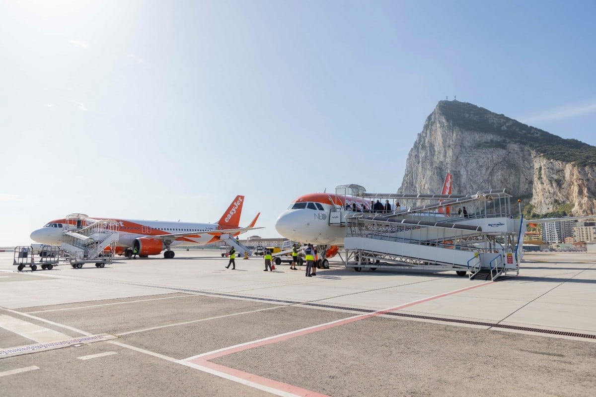 Nuevas rampas en el aeropuerto de Gibraltar