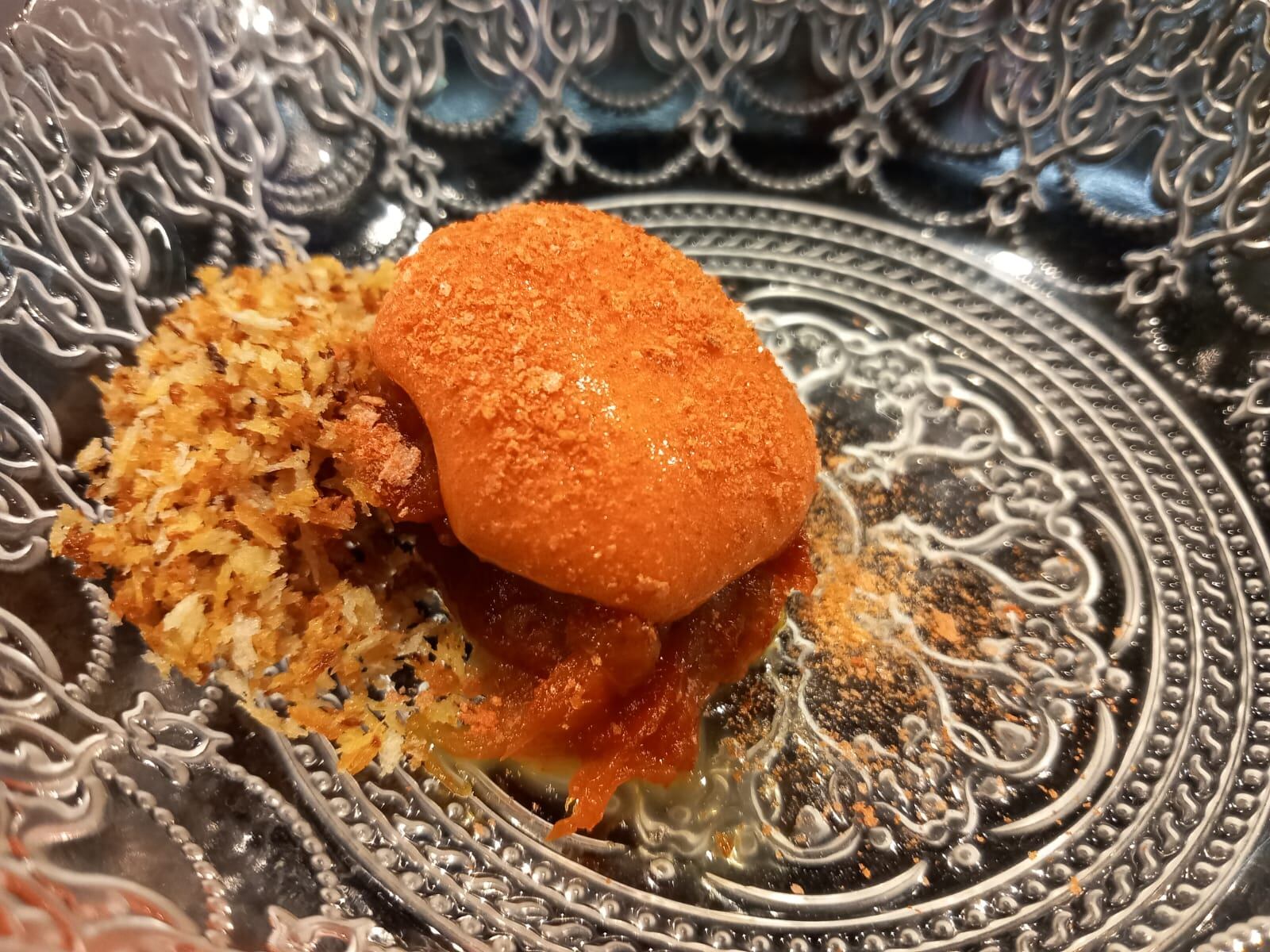 Sopa de tomate frito