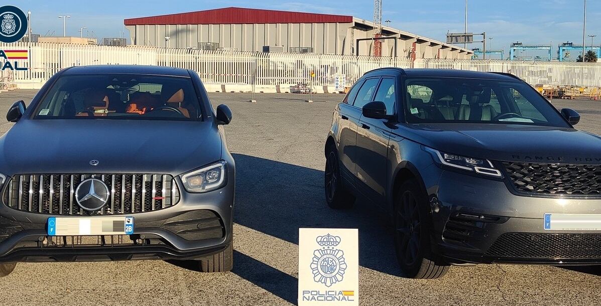 Vehículos recuperados en el Puerto de Algeciras