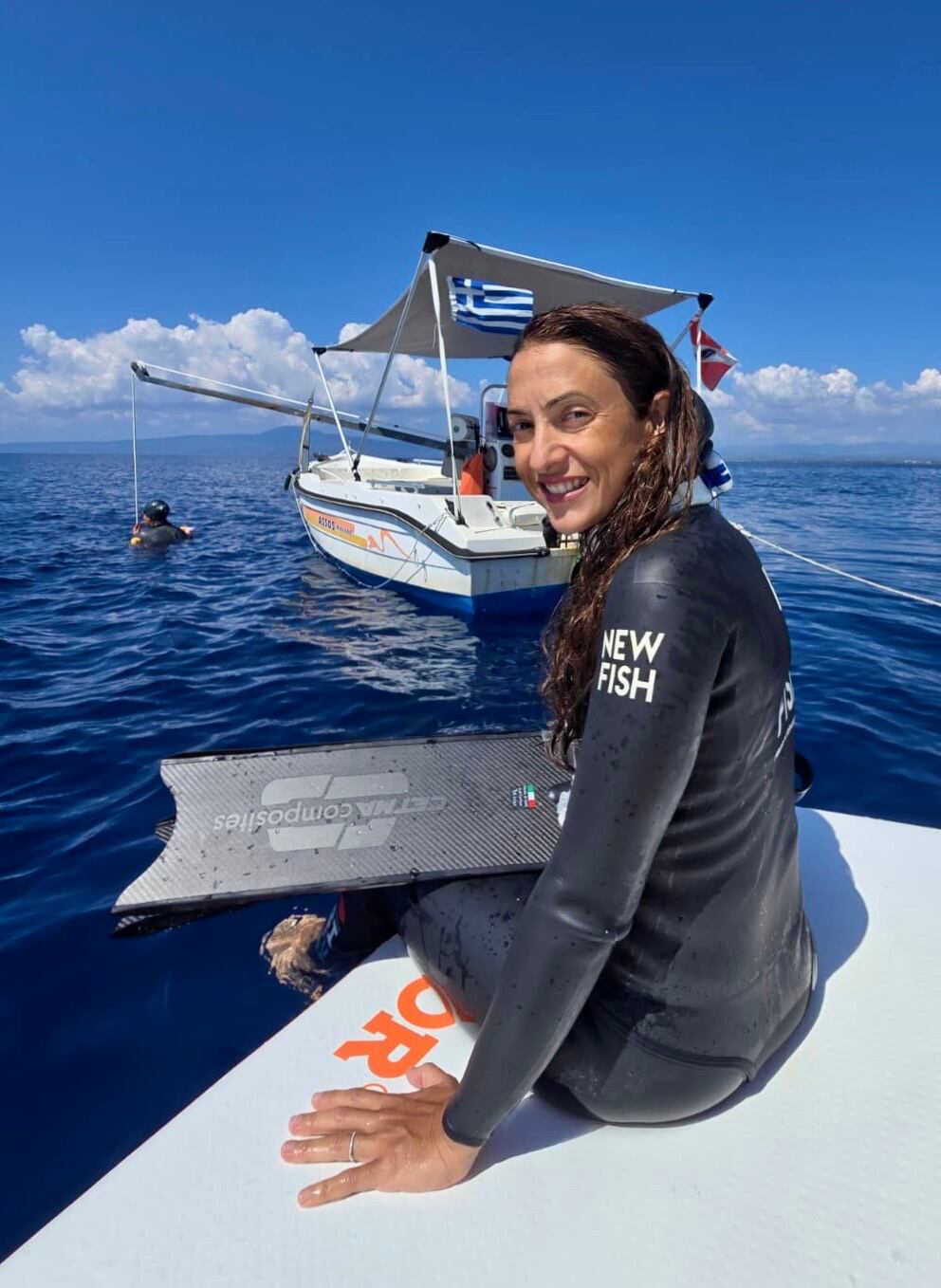 Isabel Sánchez-Arán prepara el Mundial en aguas de Kalamata (Grecia)