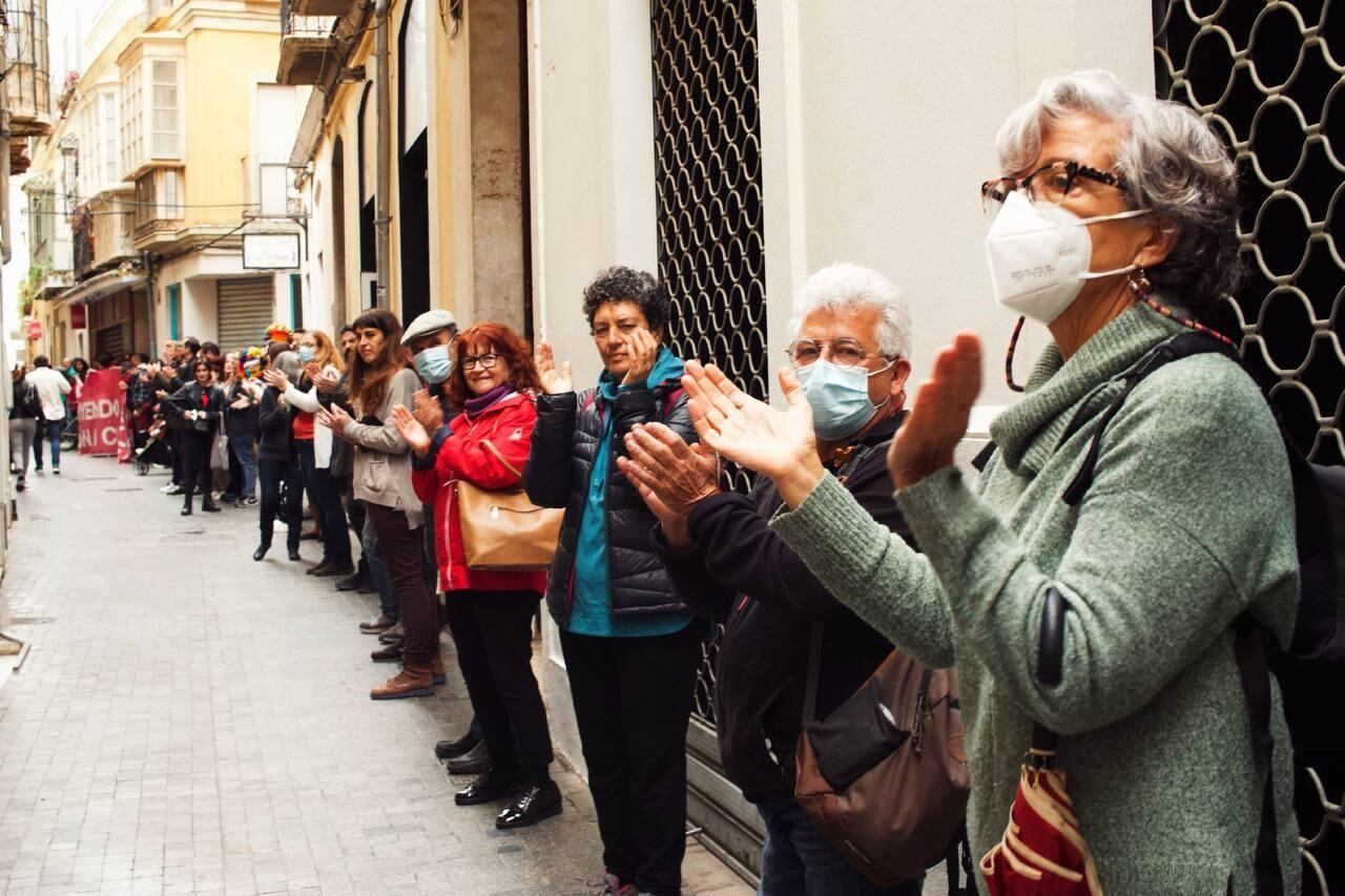 Cadena humana este sábado ante La Invisible en Málaga capital