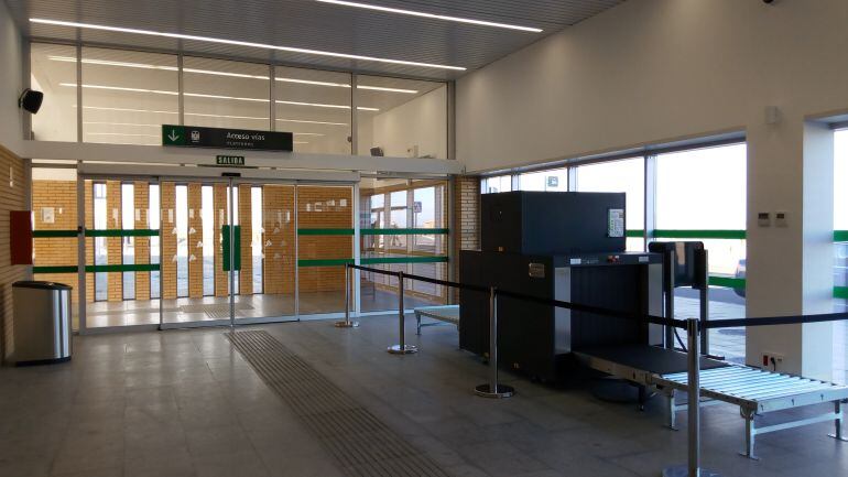 Interior de la estación de alta velocidad de Medina del Campo