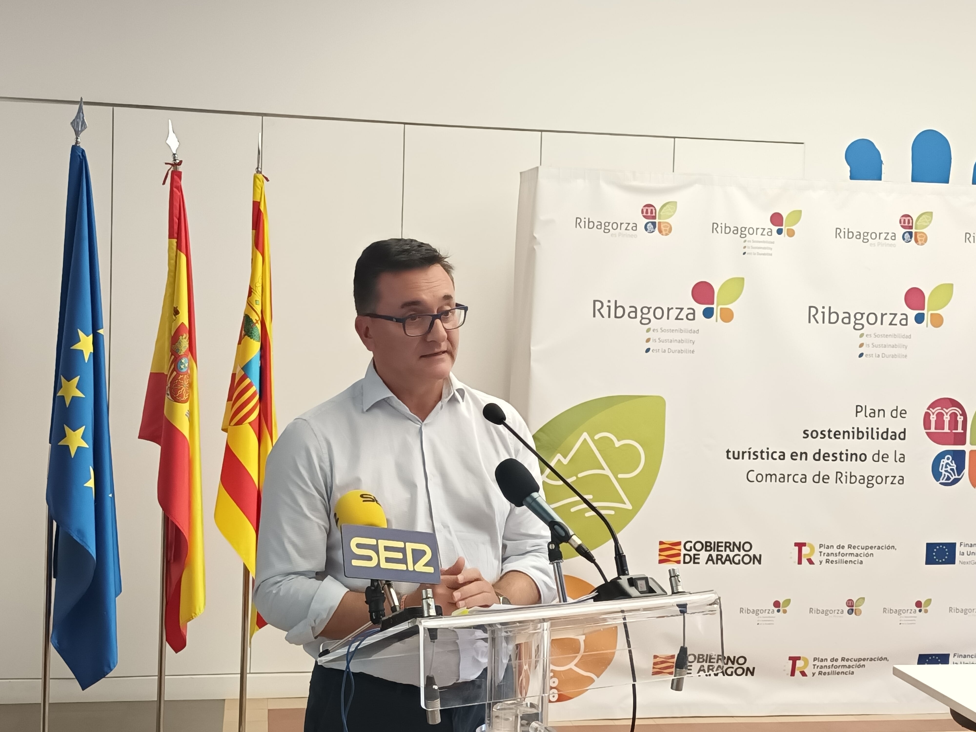 Roque Vicente es el presidente de la Comarca de Ribagorza.