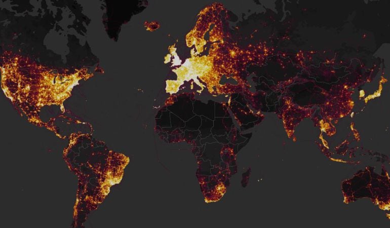 El mapa de calor que ha descubierto las bases.