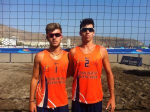 Robert Sanfelix Gil (D) con su compañero Pablo Pérez Suarez