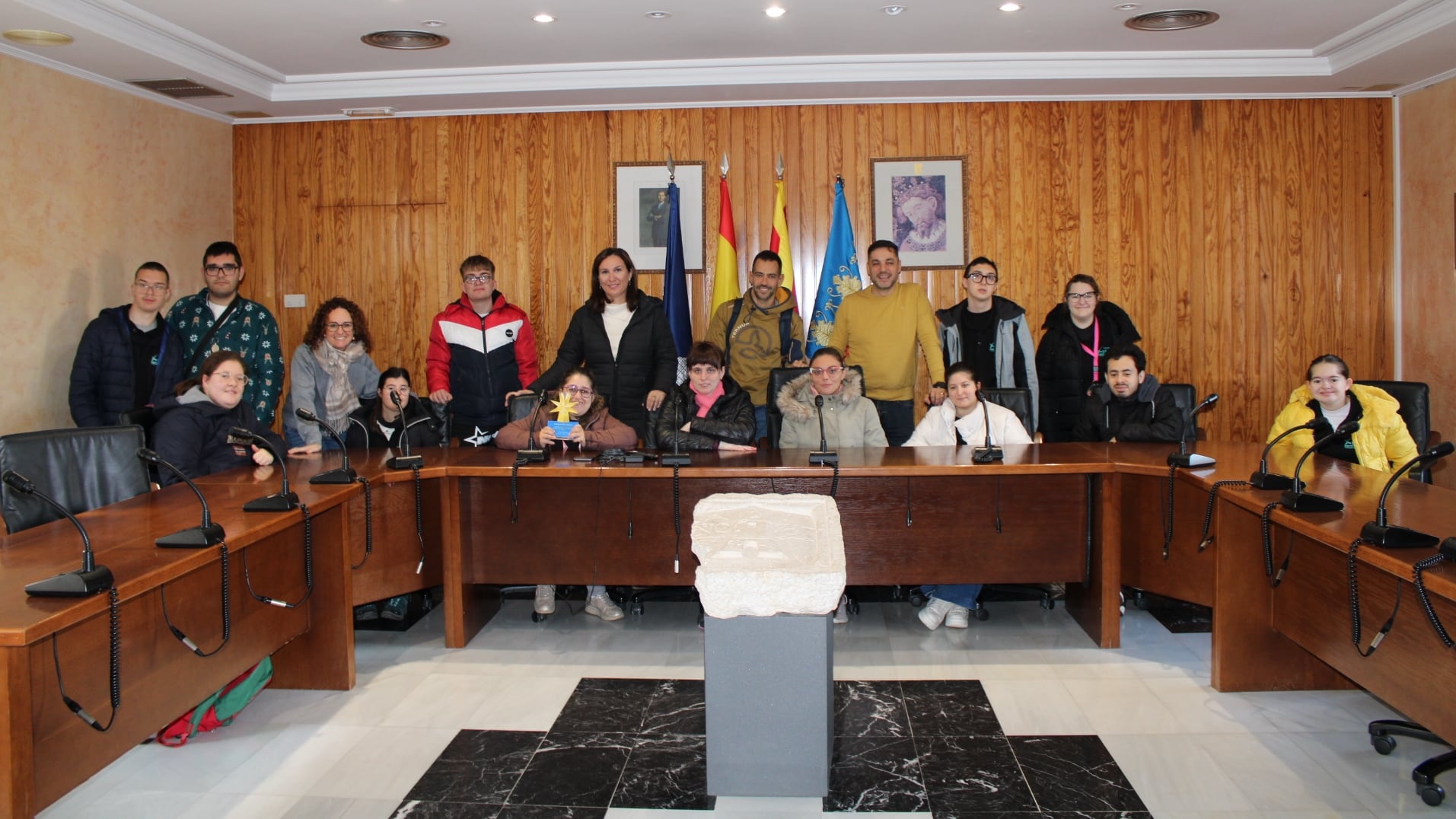 El alumnado del Ciclo Formativo de Grado Básico Inclusivo de Servicios Administrativos REPROXEBIC