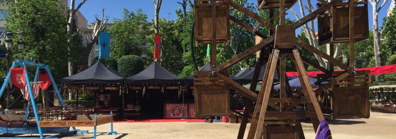 El mercado cervantino estará abierto todo el fin de semana en el parque de San Julián.