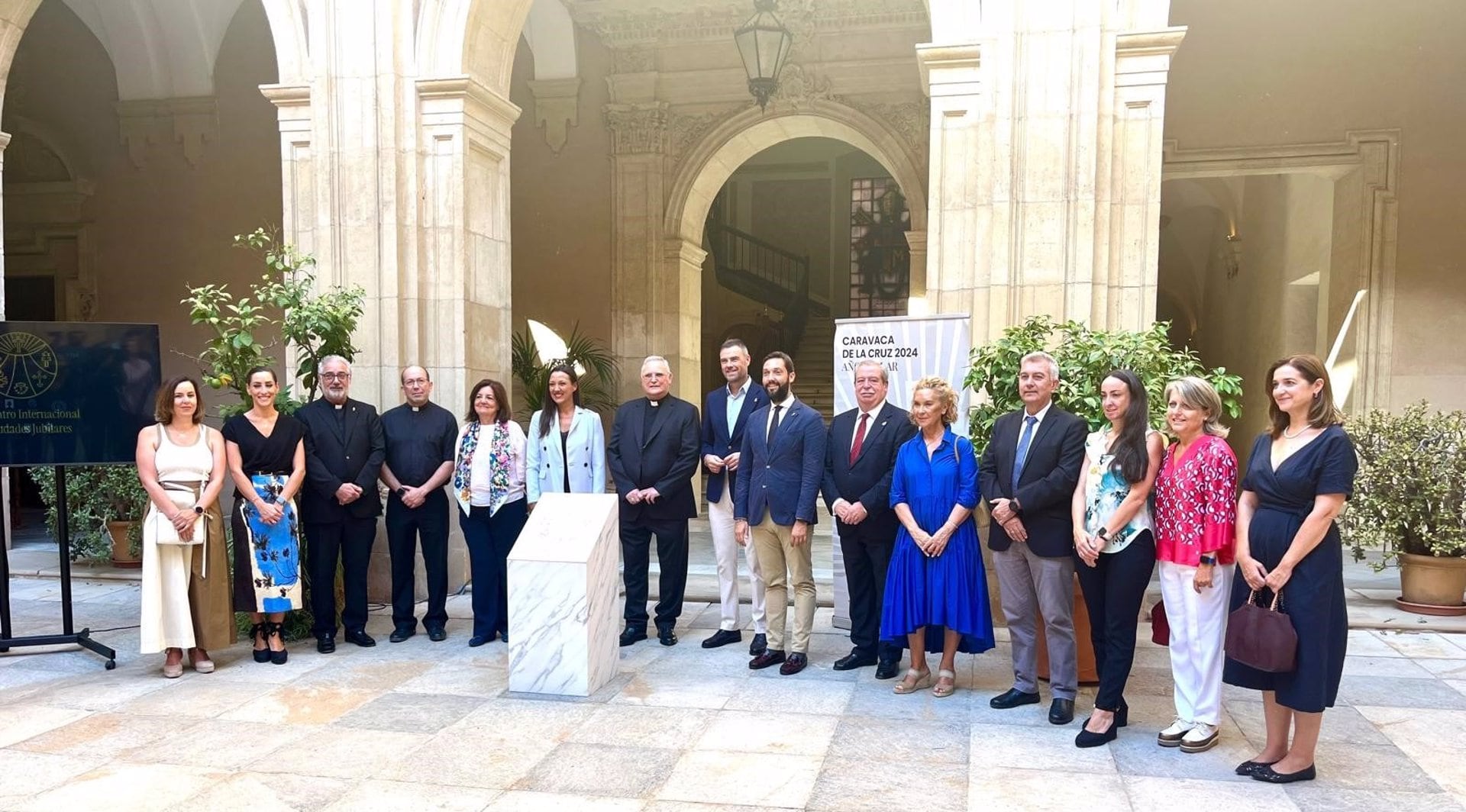 Acto de presentación del Encuentro de Ciudades Santas en el Palacio Episcopal