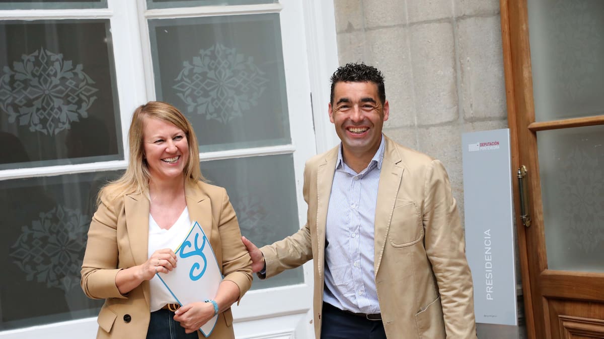 Mix de Luis López, presidente de la Diputación, y Loli Castiñeira, alcaldesa de Salceda