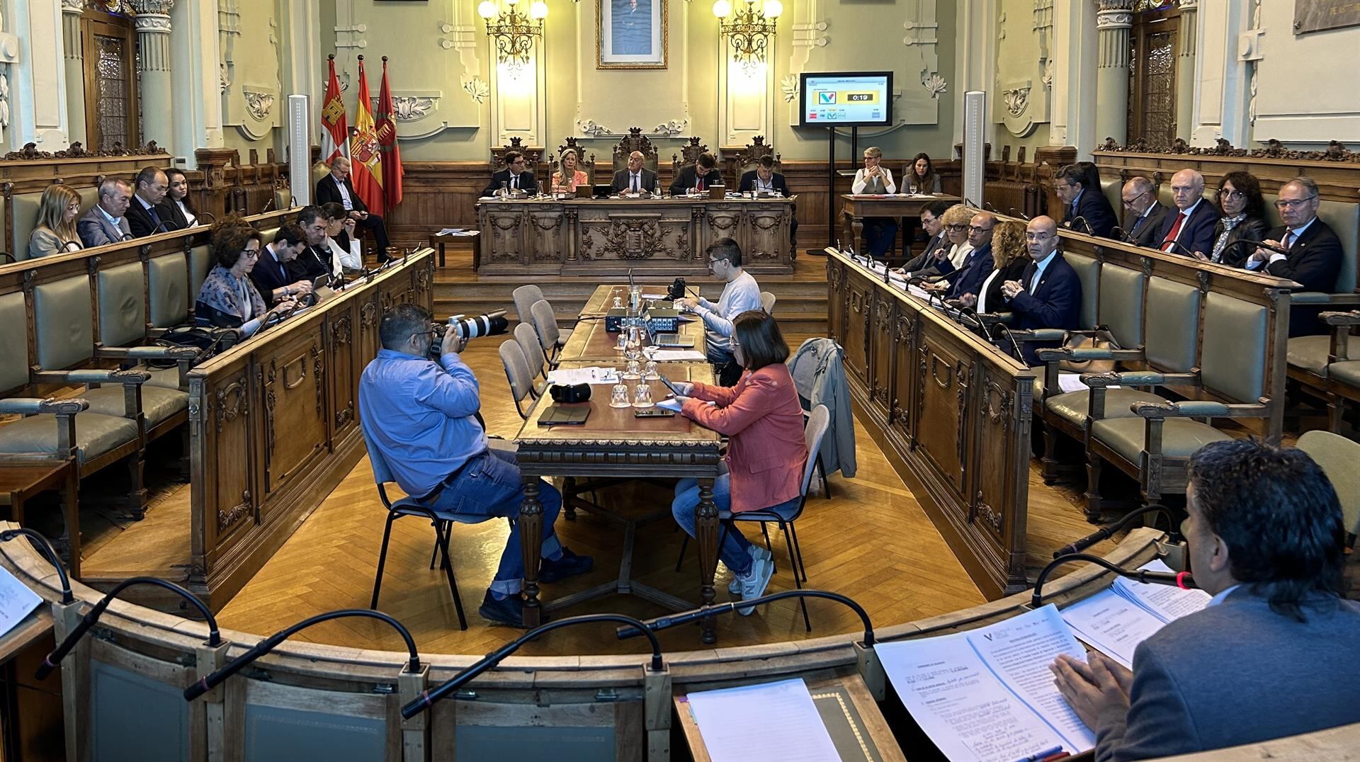 Pleno del mes de septiembre en el Ayuntamiento de Valladolid