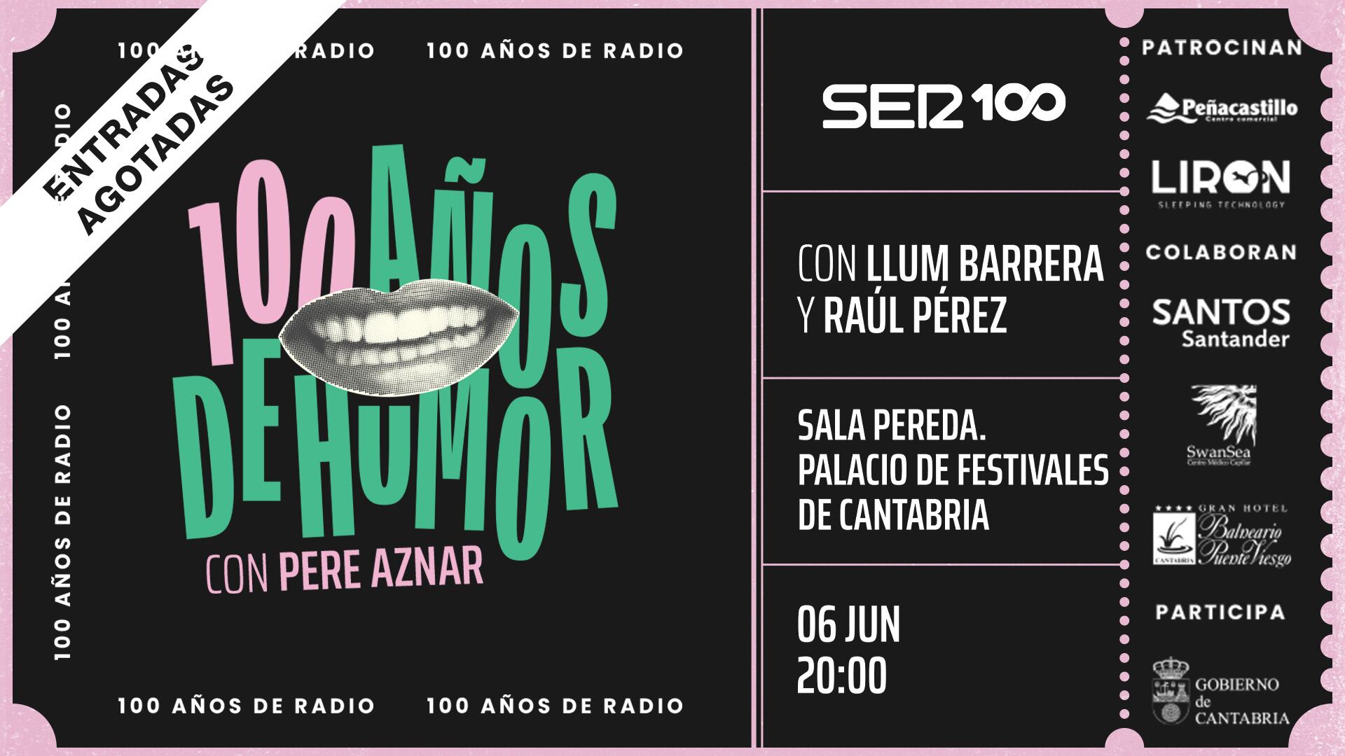 La gala &#039;100 años de humor&#039; ha agotado las invitaciones para su espectáculo de Santander.