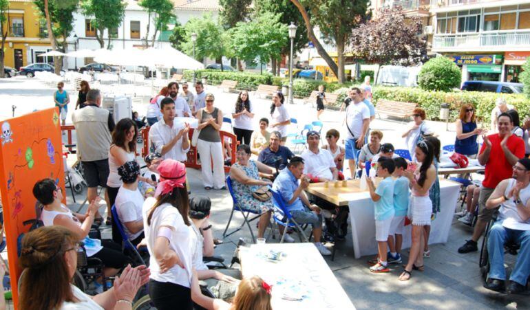 Valdemoro organiza actividades de promoción de la salud como esta del centro de día