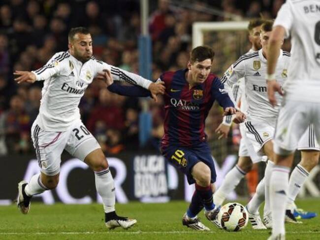 Lionel Messi, en el Clásico en el que se ha impuesto el Barcelona (2-1).