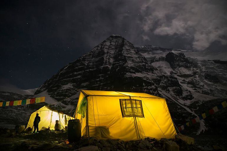 Campo Base de la expedición BBVA en el Dhaulagiri