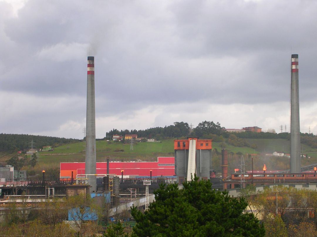 Imagen de archivo de las instalaciones de Arcelor en Avilés.