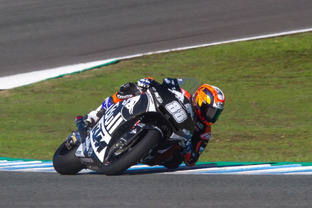 Jorge Martín rodando el viernes en el Circuito de Jerez