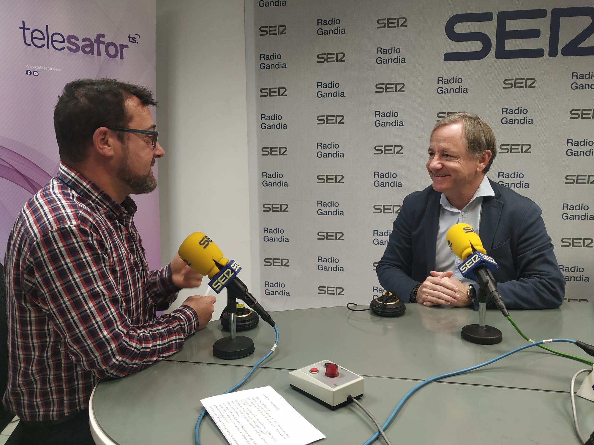 Juan Carlos Moragues en el espacio de Magazín con Daniel Ardid.