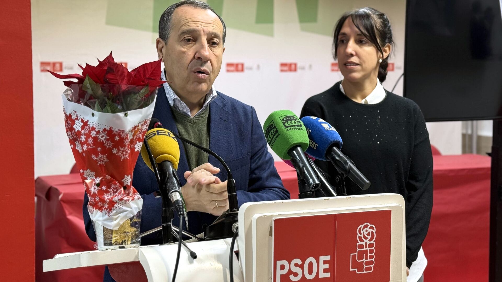 Rueda de prensa de José Luis Ruiz Espejo (PSOE Antequera)