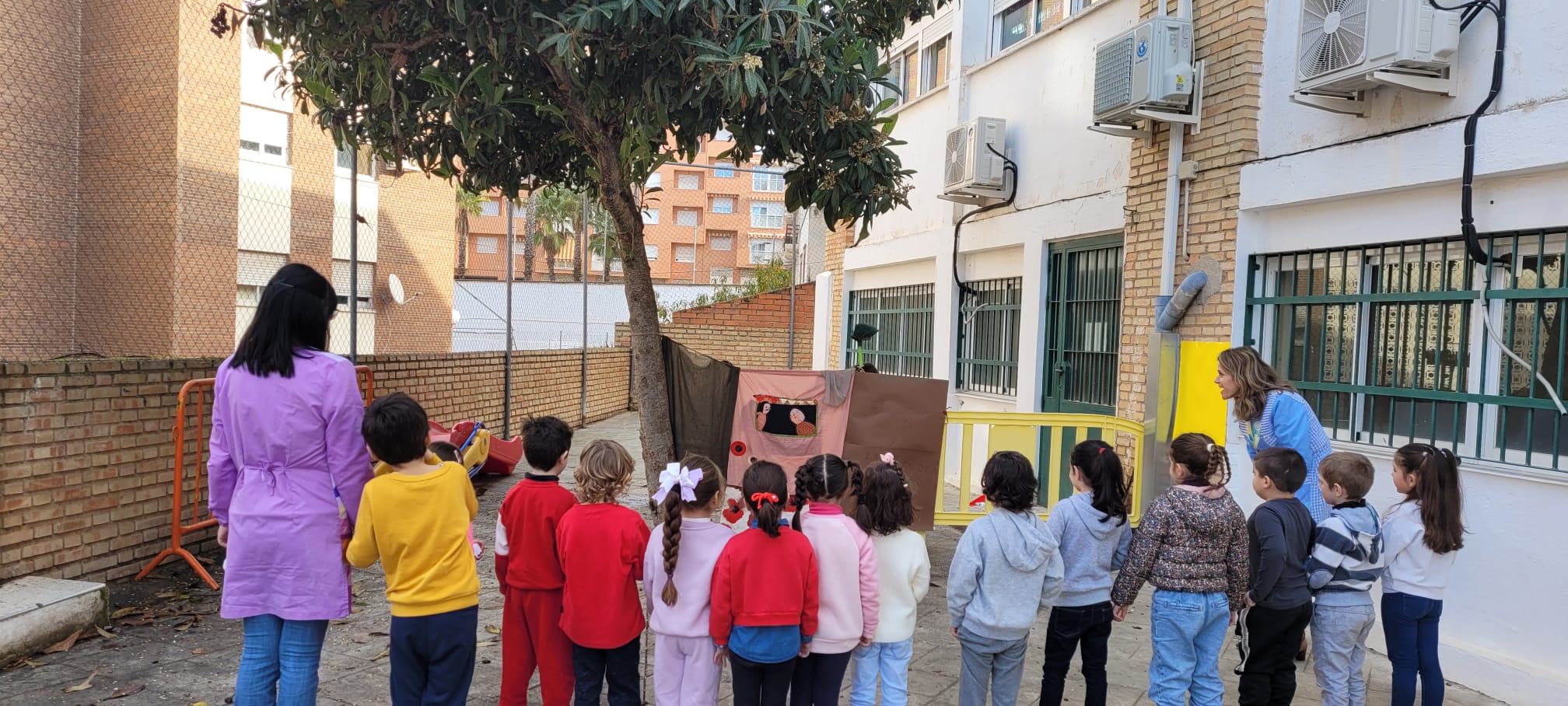 Alumnado del Colegio Jaén de Linares.