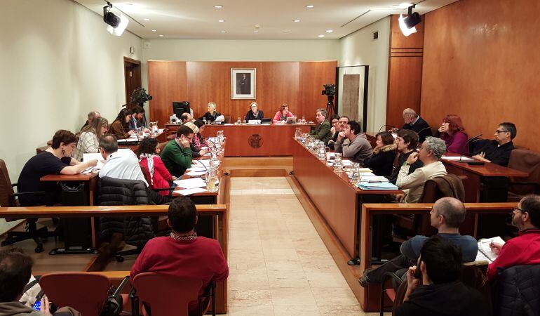 Pleno ordinario del 21 de febrero del Ayuntamiento de Avilés.