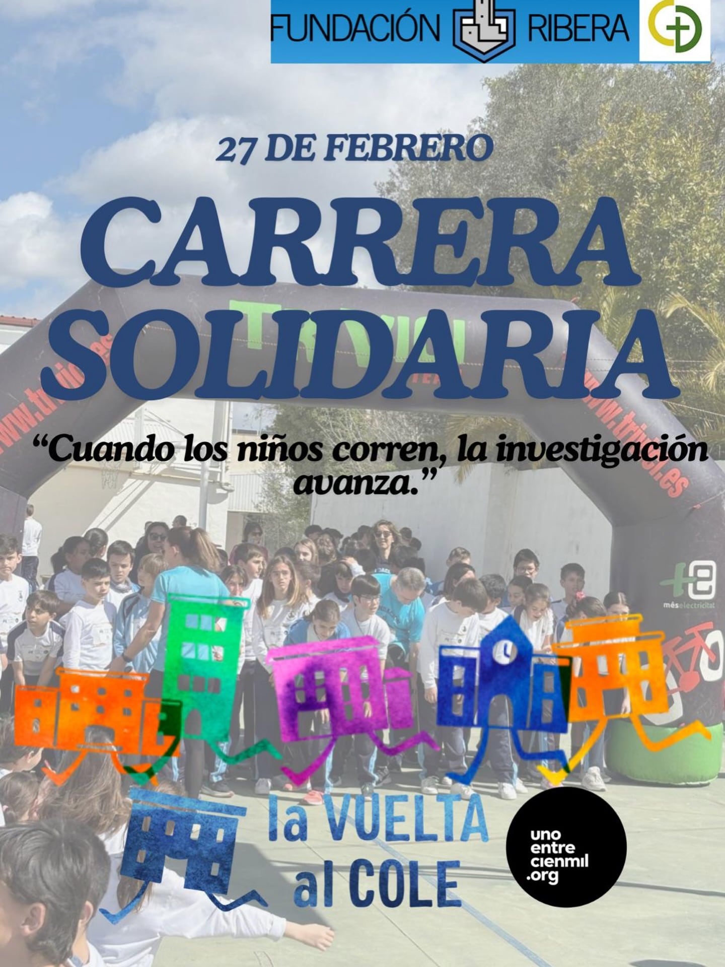 Cartel de la carrera solidaria