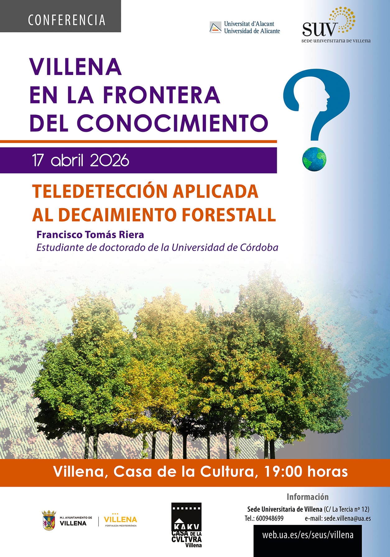 Cartel de la conferencia