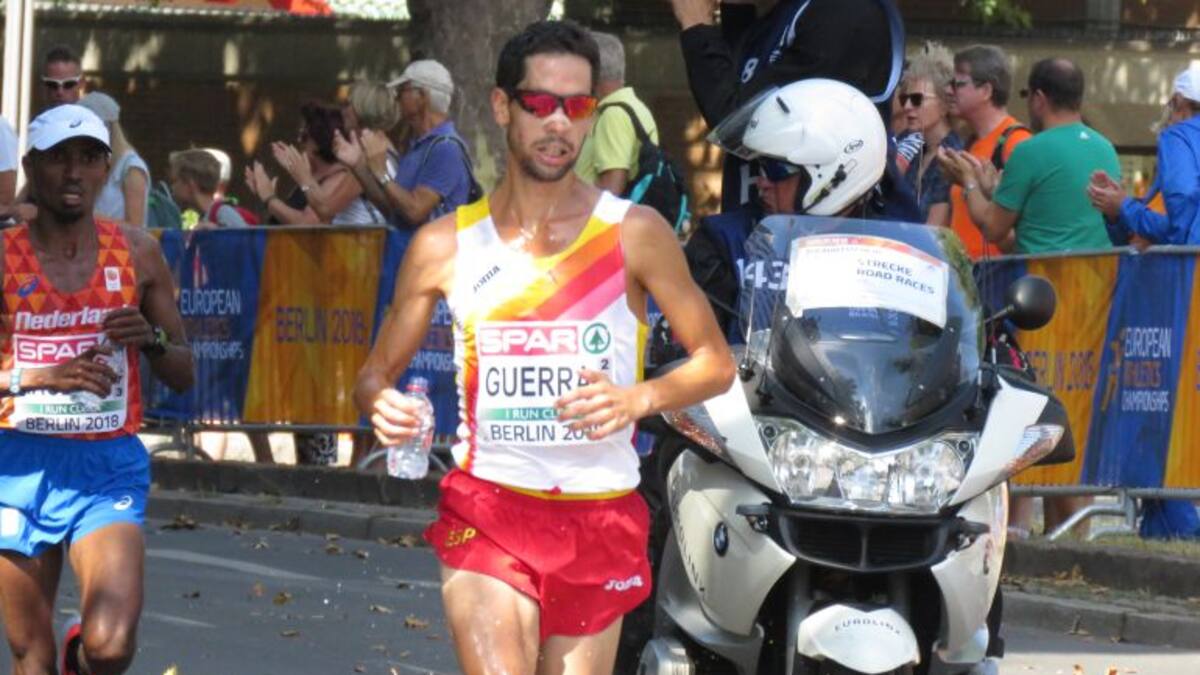 Javi Guerra repite cuarto puesto en el maratón del campeonato de Europa