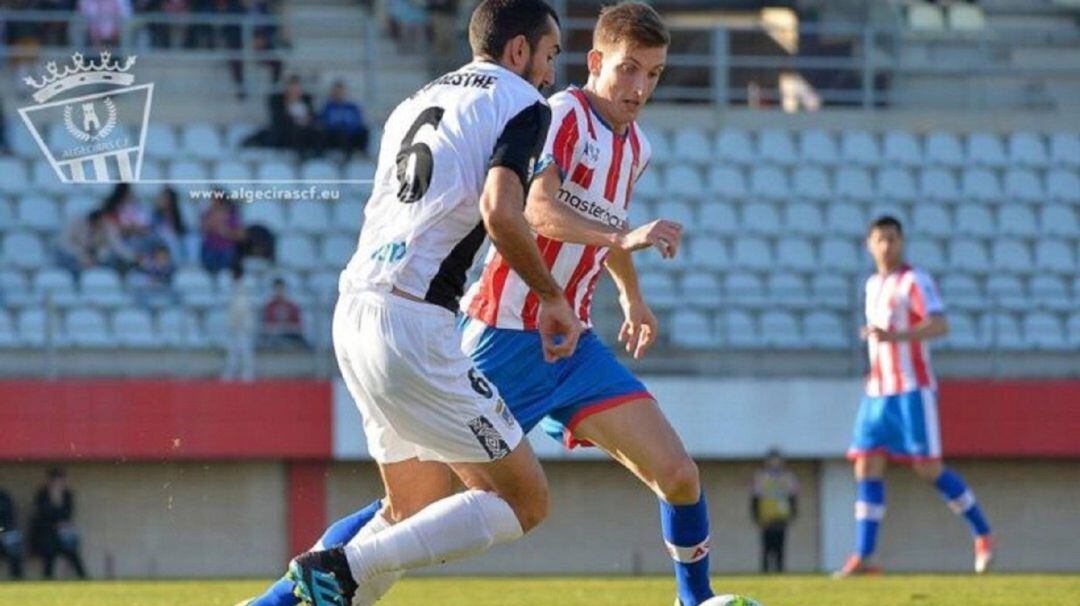 Yago Pérez en un partido.