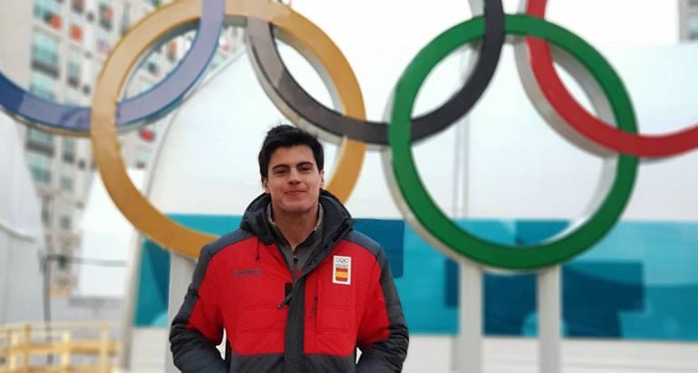 El esquiador bilbaíno Juan Del Campo, a punto de debutar en los Juegos Olímpicos de Invierno en Pyeongchang, Corea del Sur