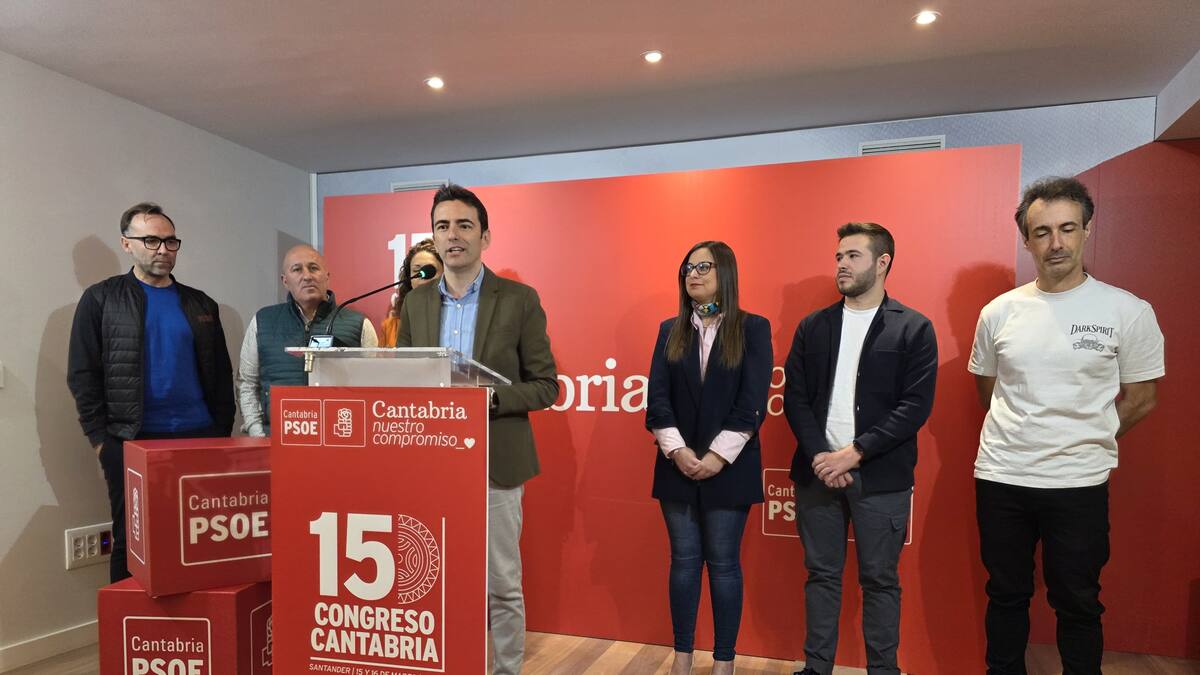 El PSOE de Cantabria designará su nueva ejecutiva con “muchas caras nuevas” y afines a Zuloaga