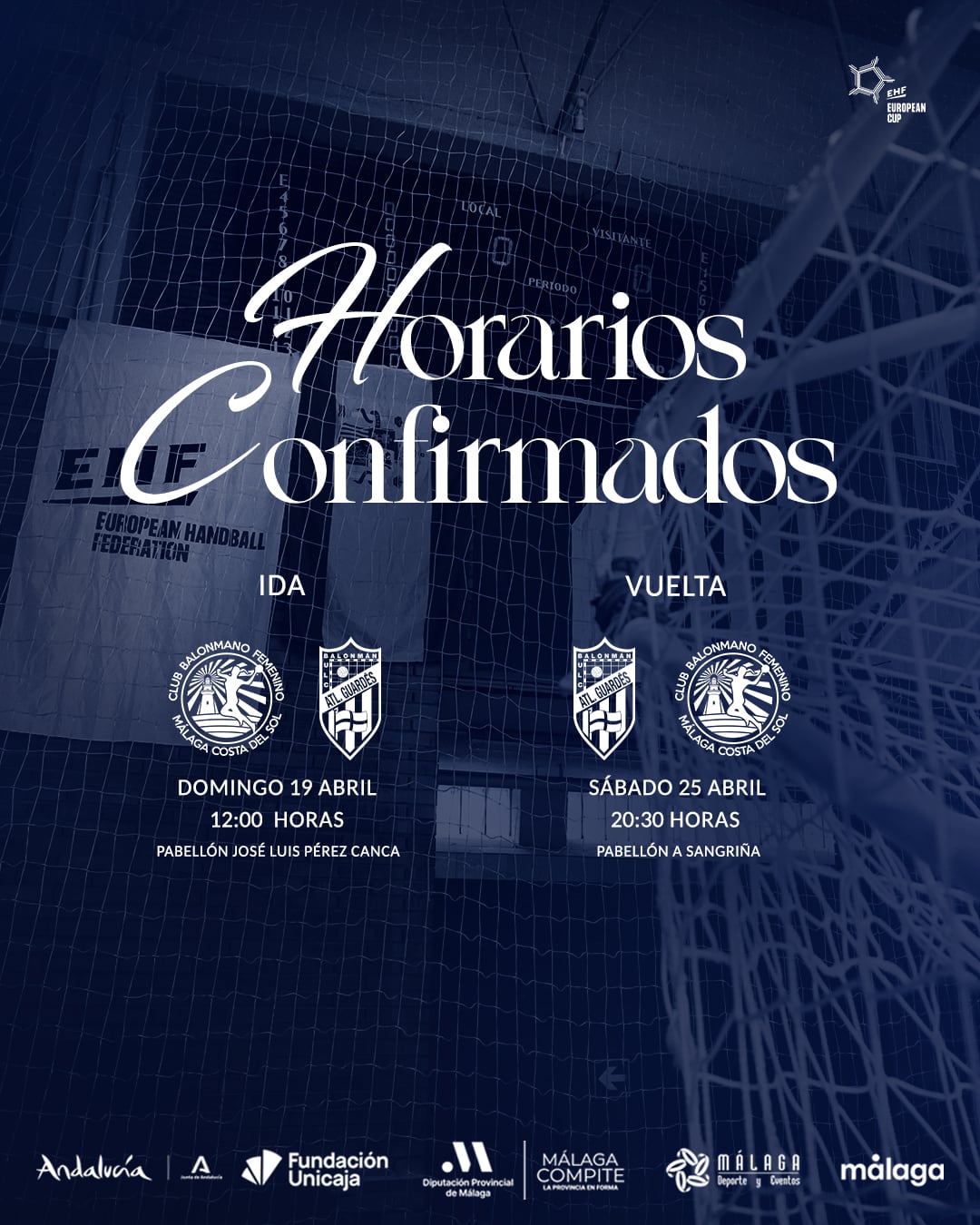 El Costa del Sol ante el Guardés en las semifinales de la EHF European Cup