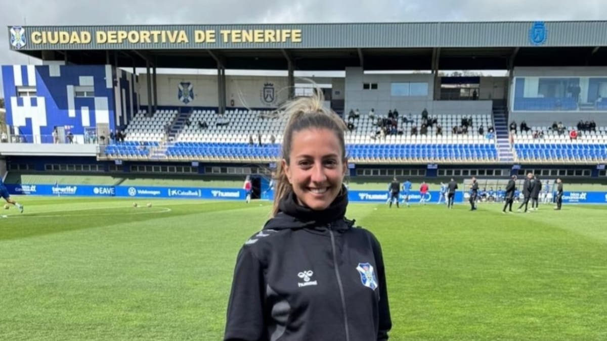 Carolina Vigo: "Fue muy gratificante trabajar en la base del CD Tenerife"