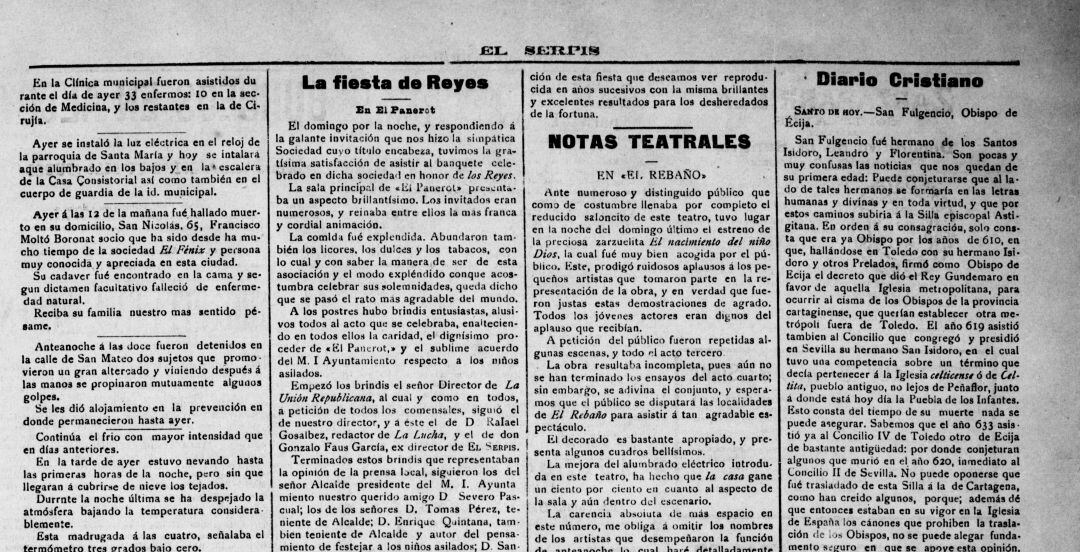 Publicació en la premsa local