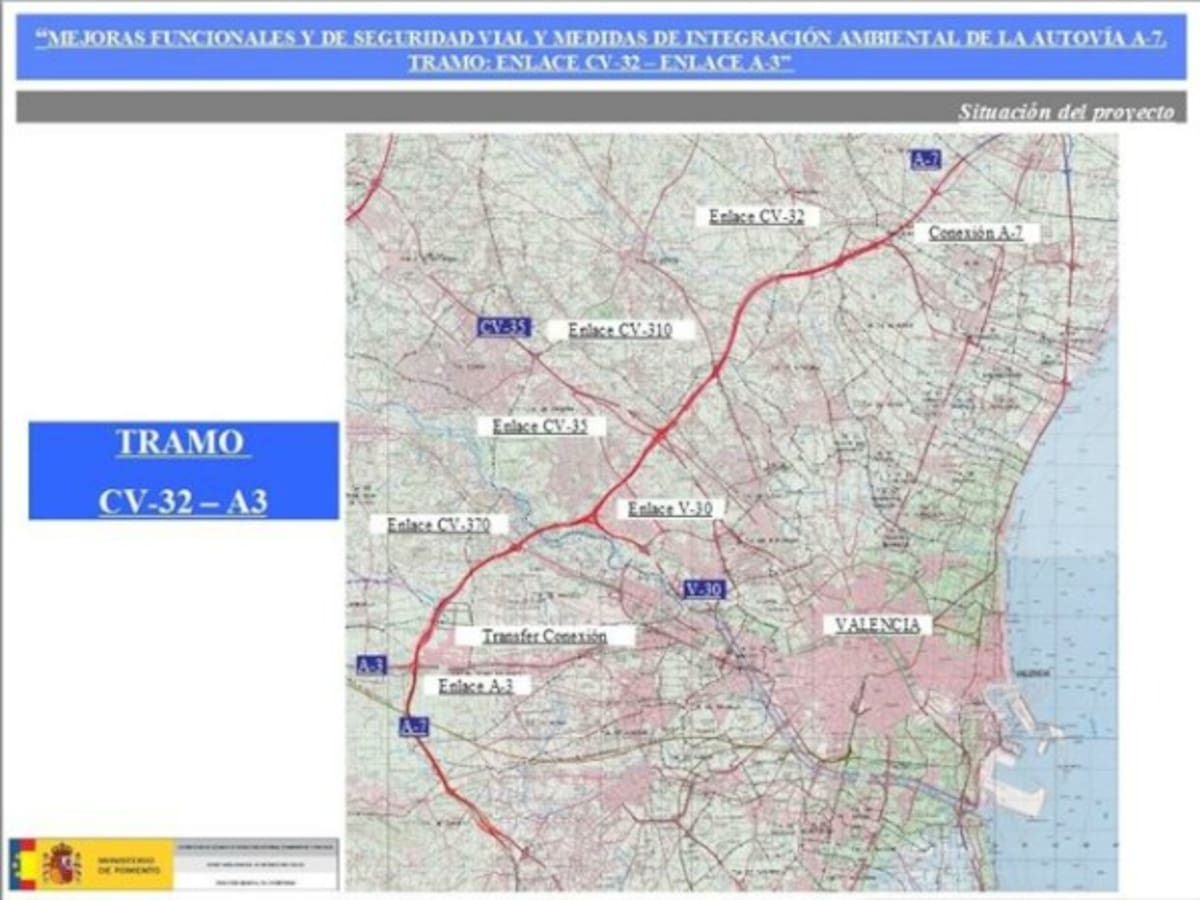 El By-pass de Valencia necesita urgentemente la ampliación
