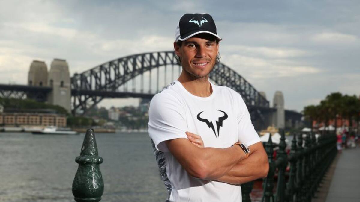 Nadal ya está en Australia para preparar el primer Grand Slam
