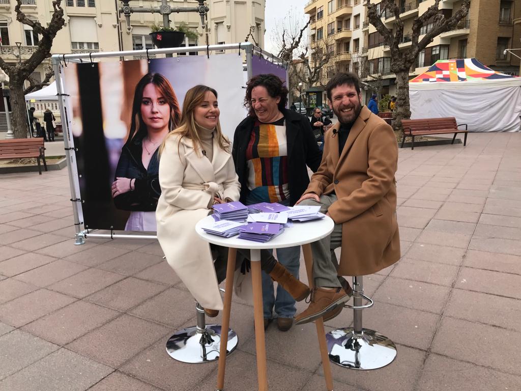 Maru Díaz, Marta de Santos y Guillermo Boix, candidatos de Podemos