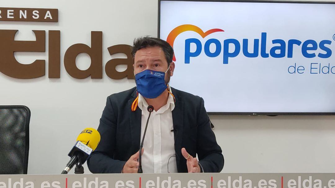 Fran Muñoz, edil portavoz del PP en Elda 