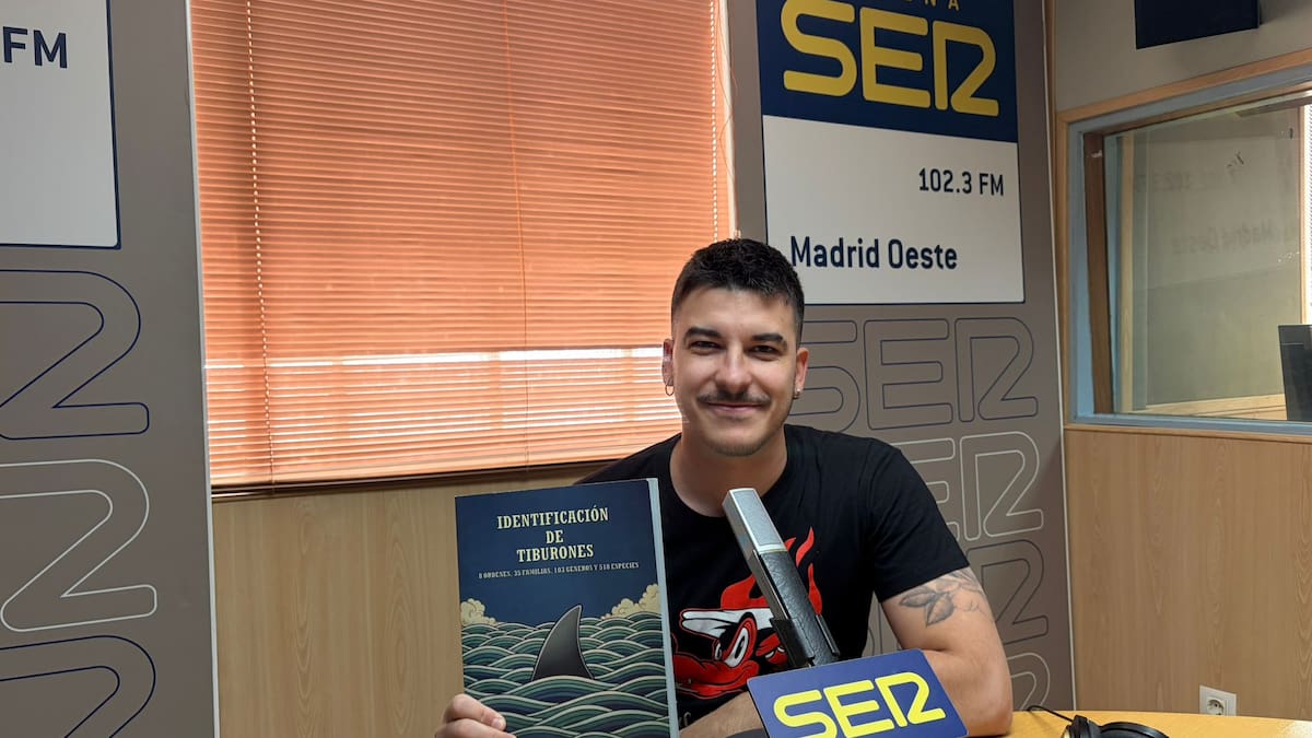 "Ahora mismo hay 518 especies": Guillermo Carranza, vecino de Móstoles, crea la primera guía mundial de tiburones