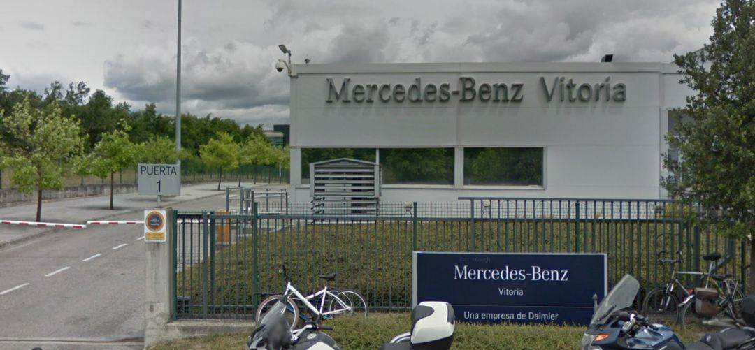 Exteriores de la fábrica de Mercedes en Vitoria